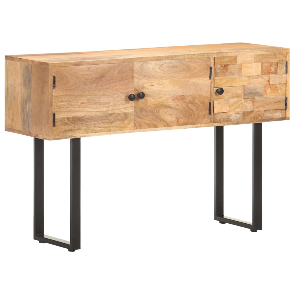 Credenza 116x35x75 cm in Legno Massello di Mango