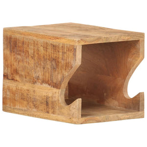 Supporto Bicicletta da Parete 35x25x25 cm in Legno Mango Grezzo 320477