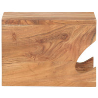 Supporto Bicicletta da Parete 35x25x25 cm in Legno di Acacia 320479