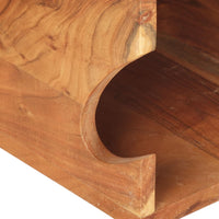 Supporto Bicicletta da Parete 35x25x25 cm in Legno di Acacia 320479