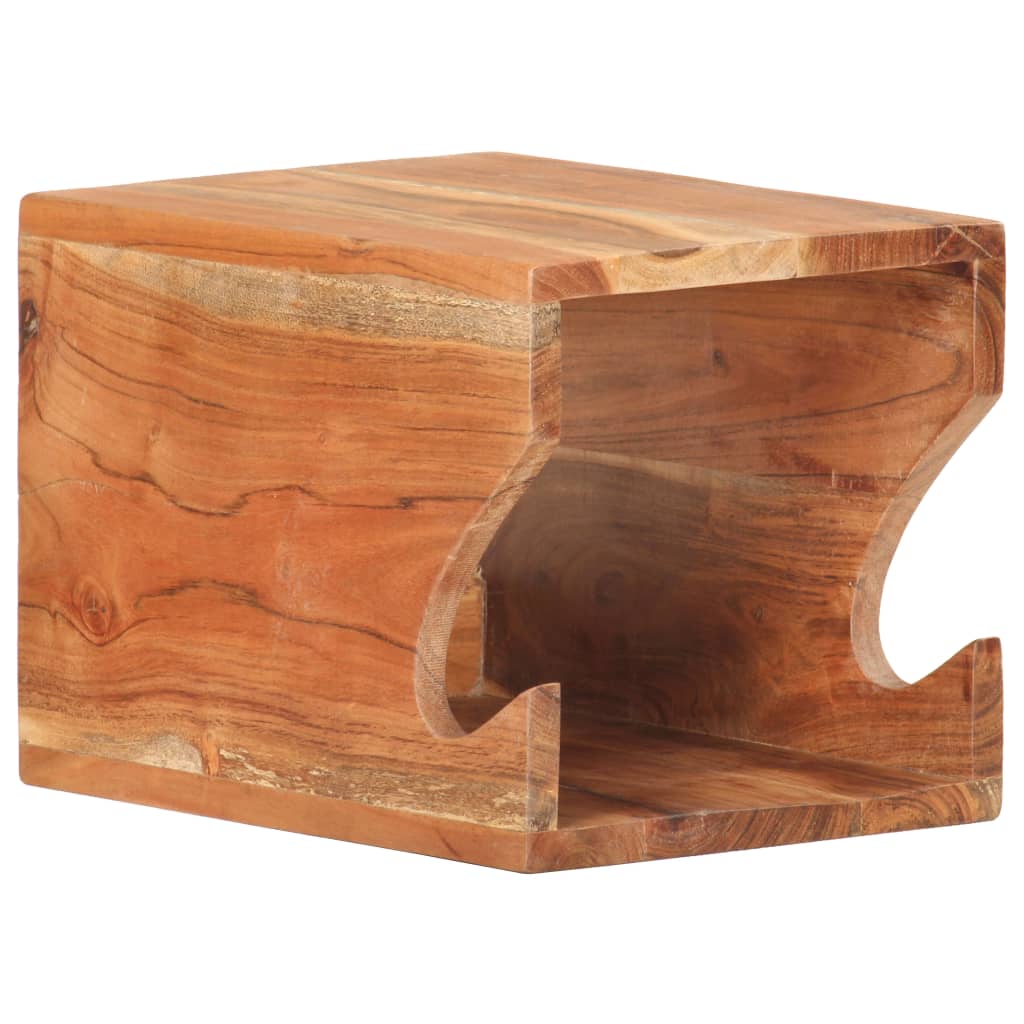 Supporto Bicicletta da Parete 35x25x25 cm in Legno di Acacia 320479