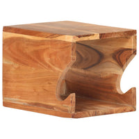 Supporto Bicicletta da Parete 35x25x25 cm in Legno di Acacia 320479