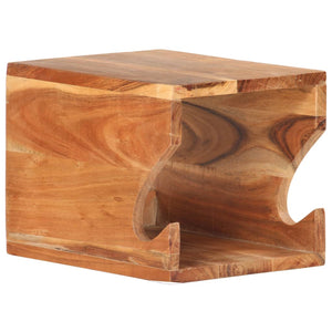 Supporto Bicicletta da Parete 35x25x25 cm in Legno di Acacia 320479