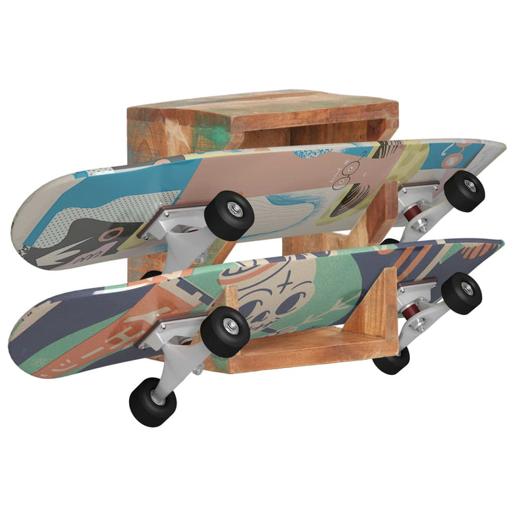 Supporto Skateboard da Parete 25x20x30 cm in Legno di Recupero  cod mxl 43584