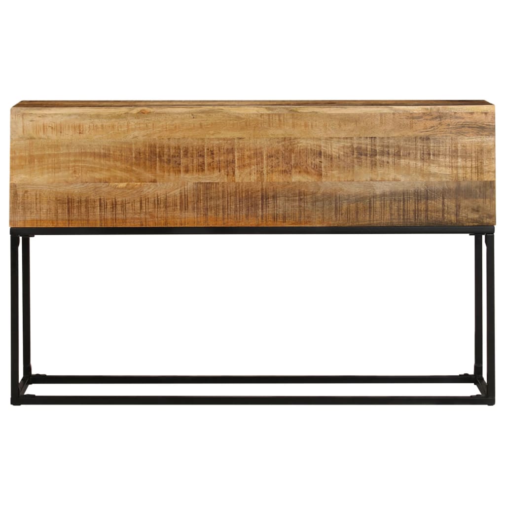 Tavolo Consolle 120x30x75 cm in Legno di Mango Grezzo 320820