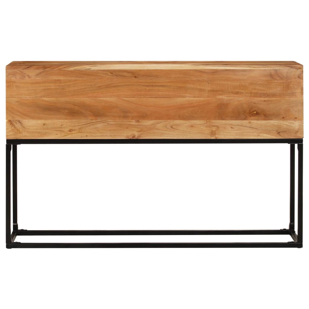 Tavolo Consolle 120x30x75 cm in Legno Massello di Acacia