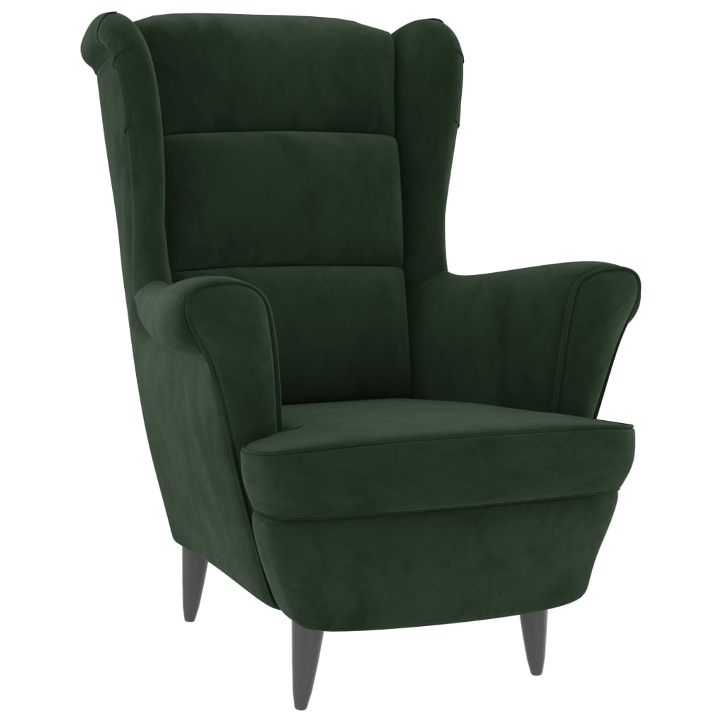 Poltrona Verde Scuro in Velluto cod mxl 41351