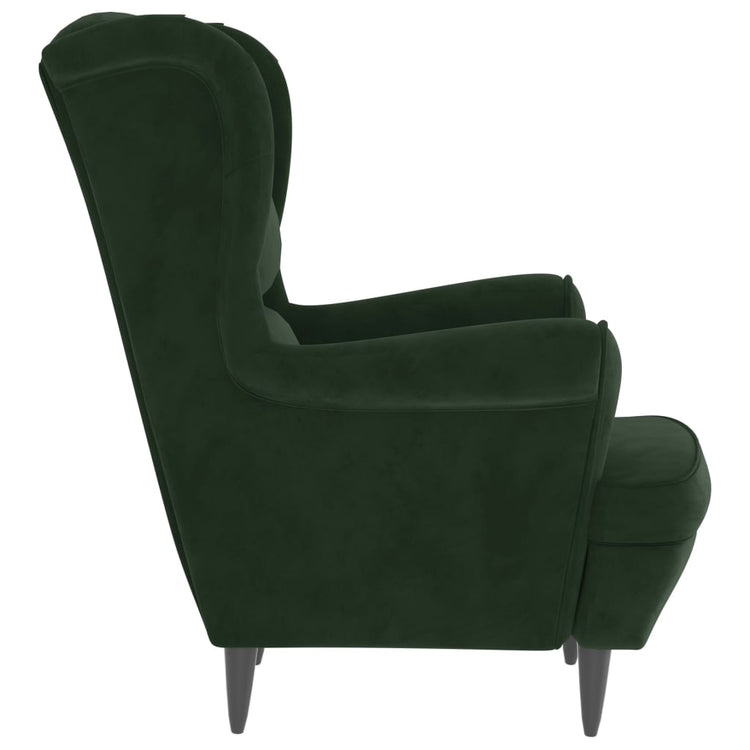 Poltrona Verde Scuro in Velluto cod mxl 41351