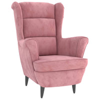 Poltrona Rosa in Velluto cod mxl 53340