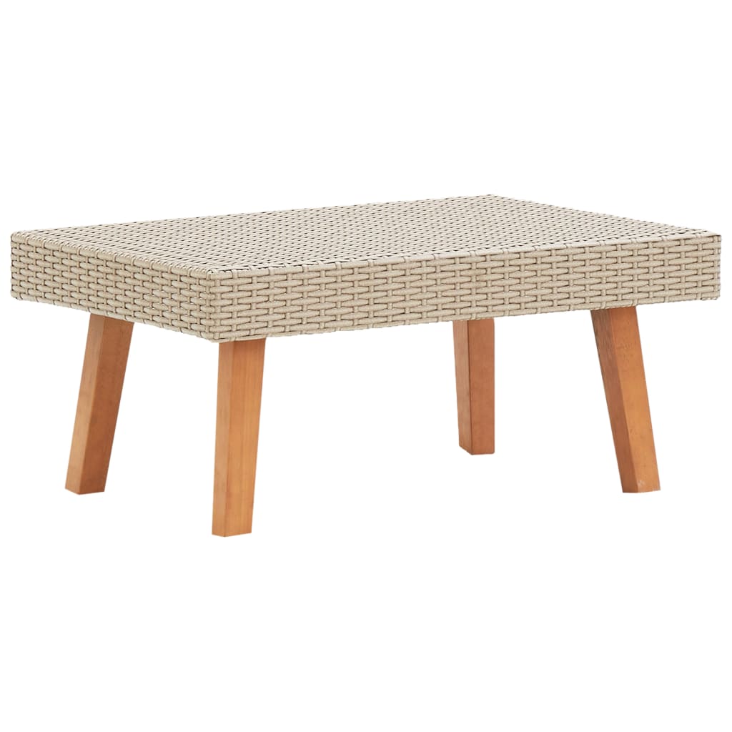 Tavolino da Giardino in Polyrattan Beige 310221