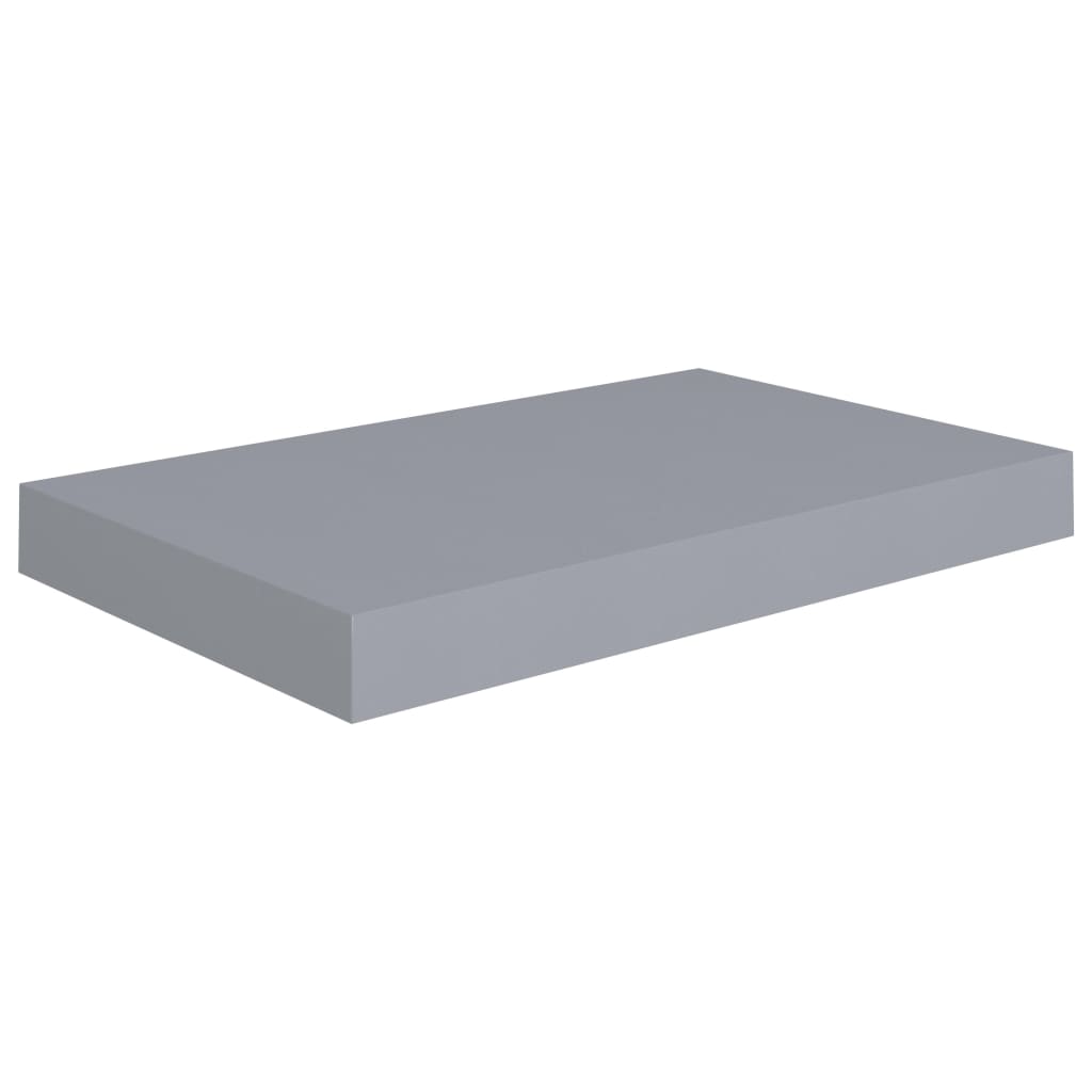 Scaffale a Parete Grigio 40x23x3,8 cm in MDF 323847