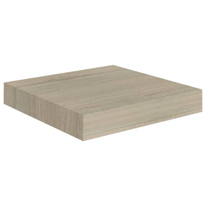 Mensole a Muro 2 pz Rovere 23x23,5x3,8 cm in MDF 323866