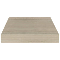 Mensole a Muro 2 pz Rovere 23x23,5x3,8 cm in MDF 323866