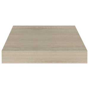 Mensole a Muro 2 pz Rovere 23x23,5x3,8 cm in MDF 323866