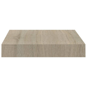 Mensole a Muro 2 pz Rovere 23x23,5x3,8 cm in MDF 323866