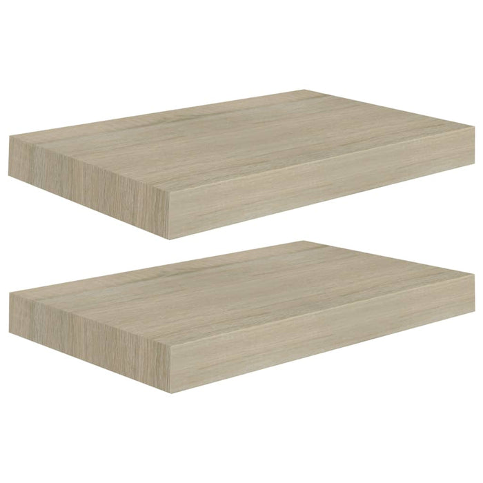 Scaffali a Parete 2 pz Rovere 40x23x3,8 cm in MDFcod mxl 79634