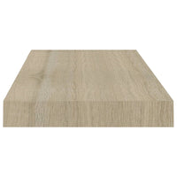 Scaffali a Parete 4 pz Rovere 50x23x3,8 cm in MDF 323873