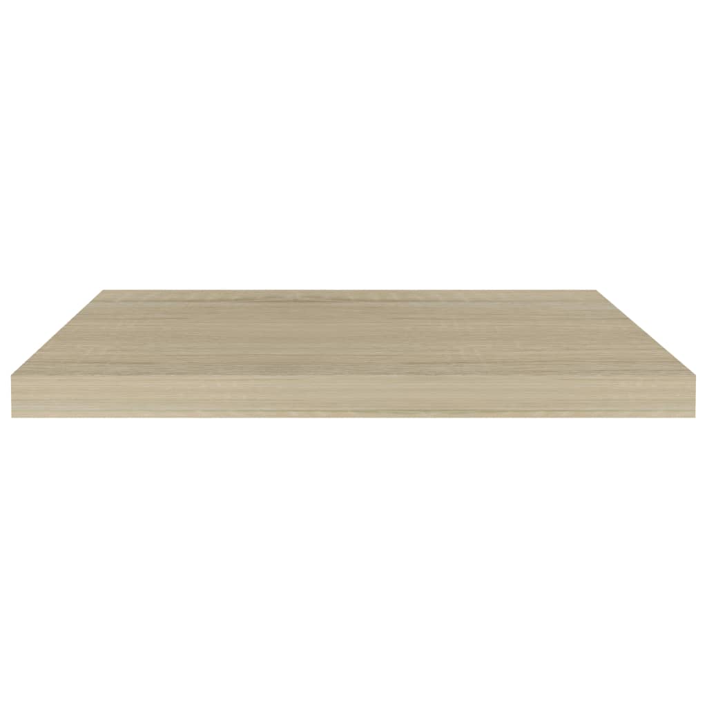 Scaffale a Parete Rovere 60x23,5x3,8 cm in MDF 323874