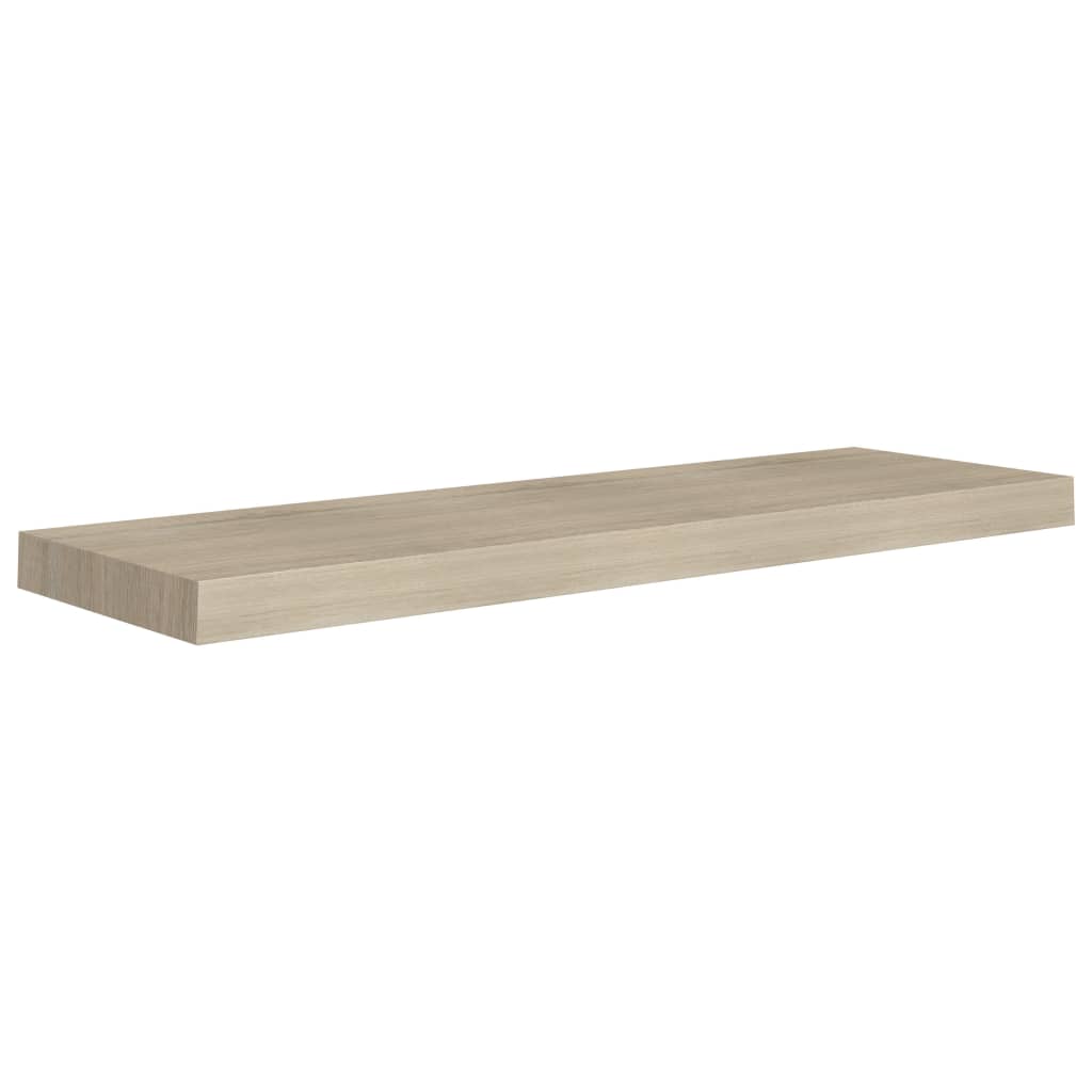 Scaffale a Parete Rovere 80x23,5x3,8 cm in MDF 323877