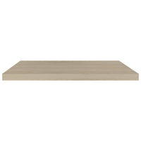 Scaffali a Parete 4 pz Rovere 80x23,5x3,8 cm in MDF 323879