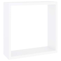 Mensole a Cubo da Parete 3 pz Bianco in MDF cod mxl 33293