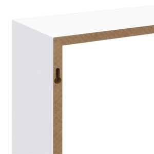 Mensole a Cubo da Parete 3 pz Bianco in MDF cod mxl 33293