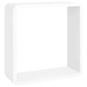 Mensole a Cubo da Parete 3 pz Bianco in MDF cod mxl 61296