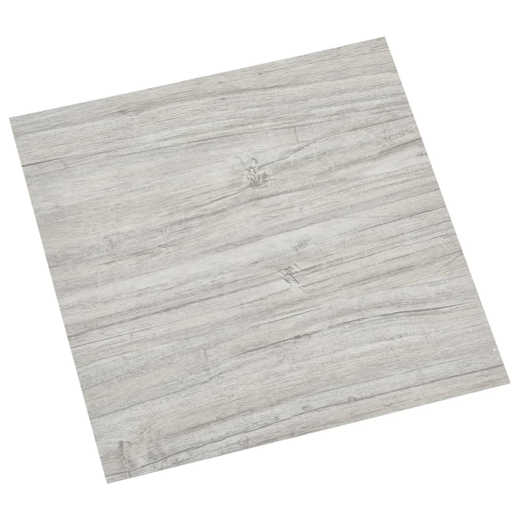 Listoni Pavimenti Autoadesivi 55 pz in PVC 5,11m² Grigio Chiaro 324661