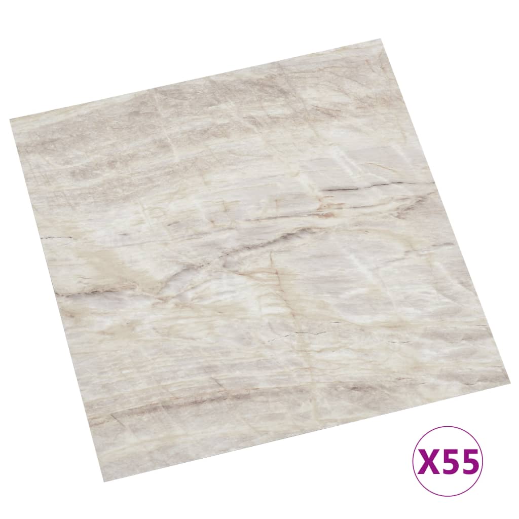 Listoni per Pavimenti Autoadesivi 55 pz in PVC 5,11 m² Beige cod mxl 45262