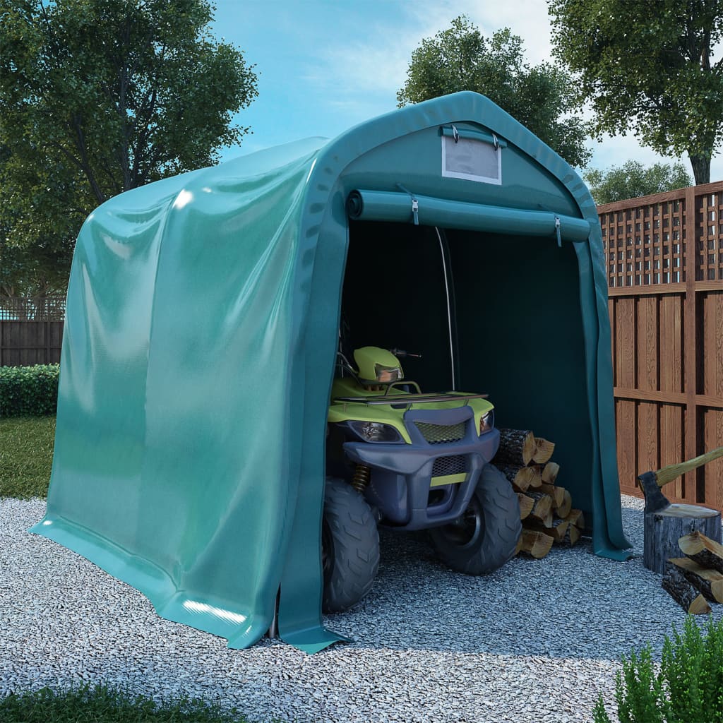 Tenda Garage in PVC 1,6x2,4 m Verde cod mxl 66354