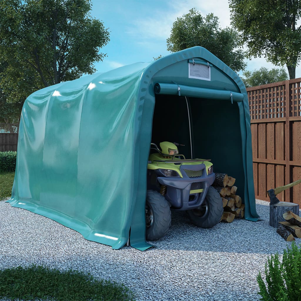 Tenda Garage in PVC 2,4x3,6 m Verde cod mxl 66093