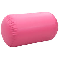 Rullo da Ginnastica Gonfiabile con Pompa 100x60 cm in PVC Rosa 92712