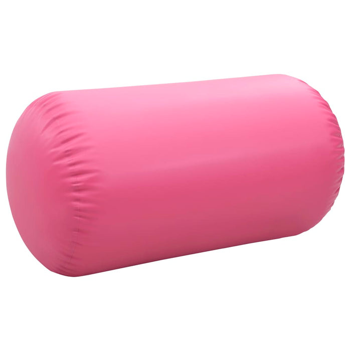 Rotolo da Ginnastica Gonfiabile con Pompa 120x90 cm in PVC Rosa 92718