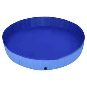 Piscina per Cani Pieghevole Blu 300x40 cm in PVC cod mxl 75919