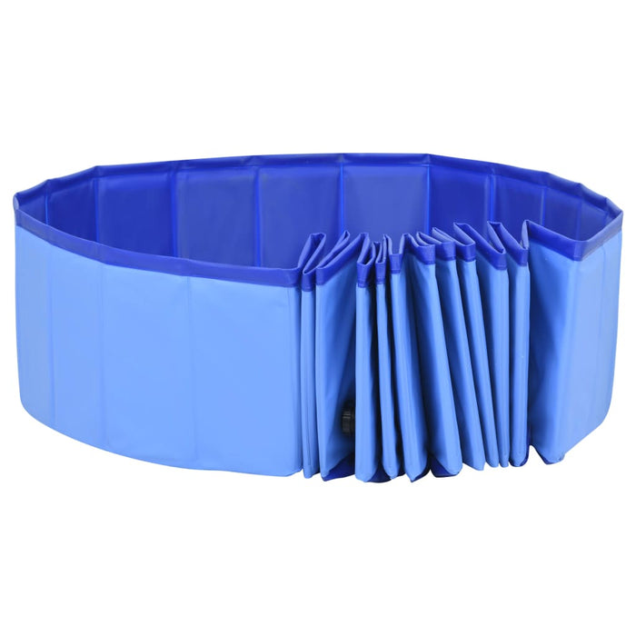 Piscina per Cani Pieghevole Blu 300x40 cm in PVC cod mxl 75919