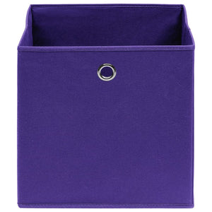 Contenitori 10 pz in Tessuto non Tessuto 28x28x28 cm Viola cod mxl 41454