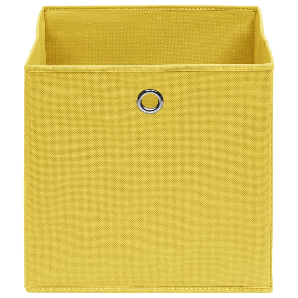 325225 Storage Boxes 10 pcs Non-woven Fabric 28x28x28 cm Yellowcod mxl 119413