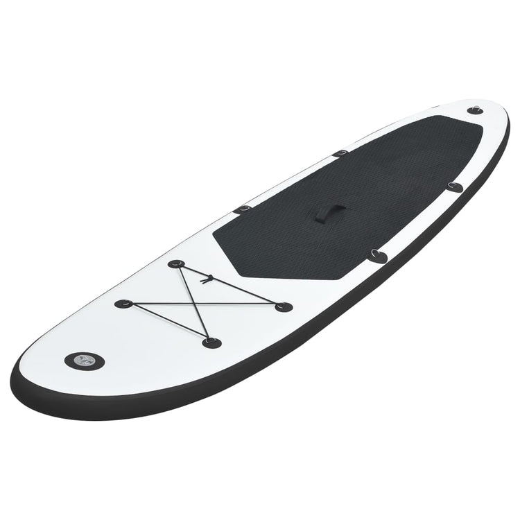 Set Tavola Gonfiabile da SUP Nero e Bianco cod mxl 58357