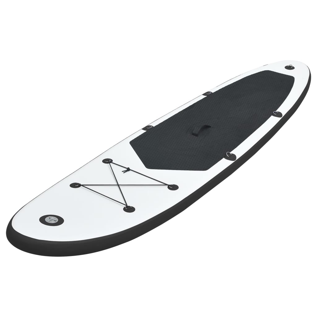 Set Tavola Gonfiabile da SUP Nero e Bianco cod mxl 72641