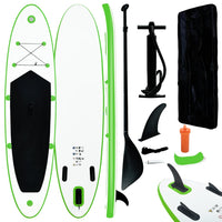 Set Tavola Gonfiabile da SUP Verde e Bianco cod mxl 62879