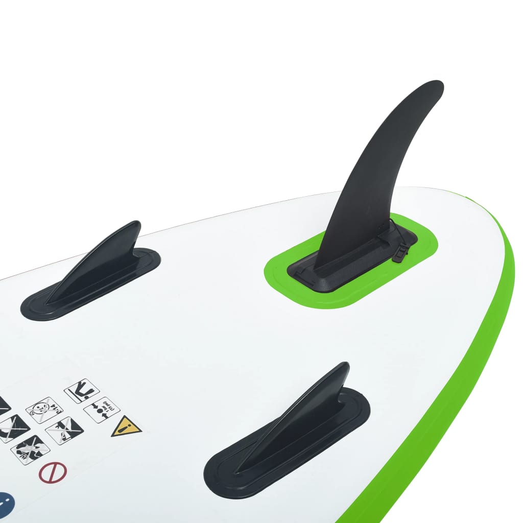 Set Tavola Gonfiabile da SUP Verde e Bianco cod mxl 62879