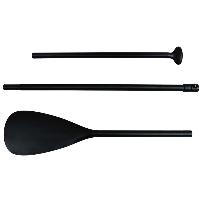 Set Tavola Gonfiabile da SUP con Vela Nero e Bianco 92736