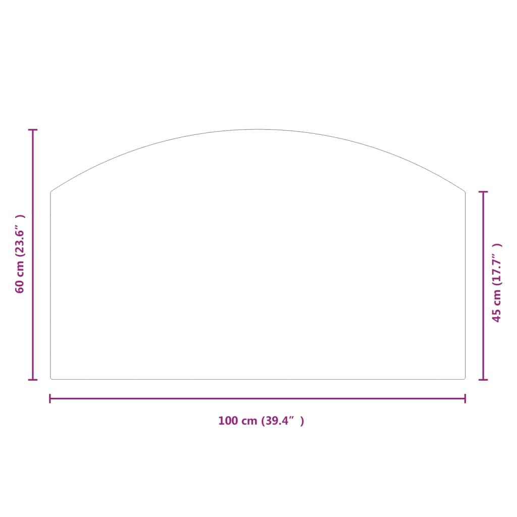 Lastra in Vetro per Caminetto 100x60 cm 324154