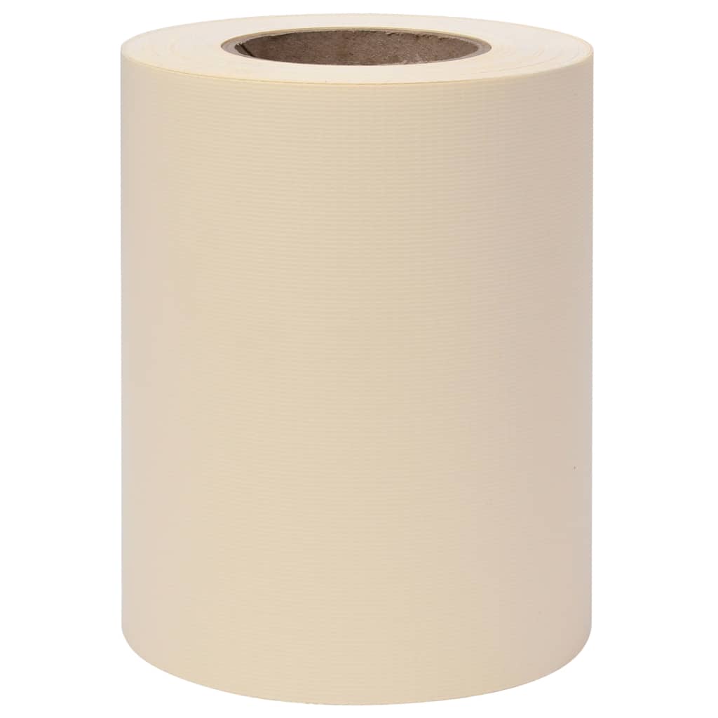 Recinzione Frangivento da Giardino PVC 70x0,19 m Crema 147856