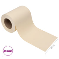 Recinzione Frangivento 4 pz in PVC 35x0,19 m Crema