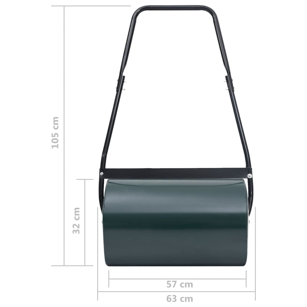 Arieggiatore da Giardino Verde e Nero 63 cm 50 L 147846