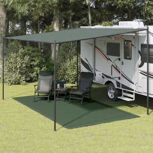 Tappeto da Tenda 250x350 cm Verde Scuro 310702