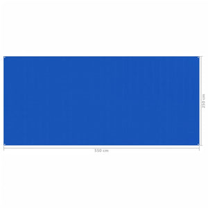 Tappeto da Tenda 250x550 cm Blu 310726