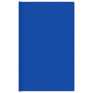 Tappeto da Tenda 400x500 cm Blu in HDPE 310732