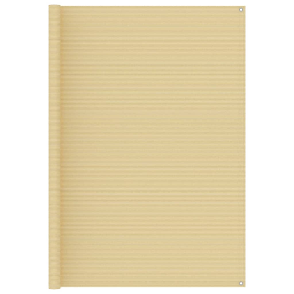 Tappeto da Tenda Beige 250x200 cm HDPE 310759